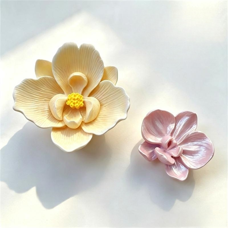 Potsticker Mold - Molde de Silicone 3D de Orquídea