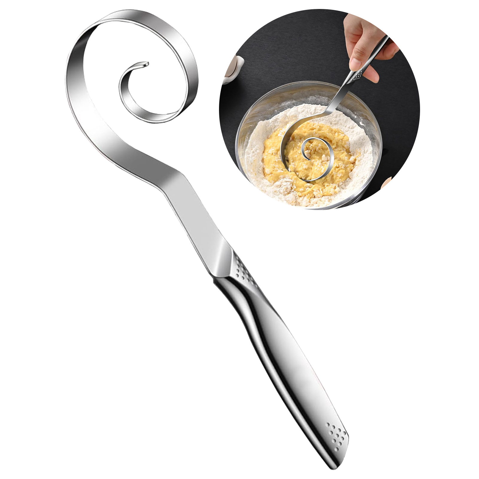 Danish Pancake Pan - Batedor de Massa Portátil Sem Emendas