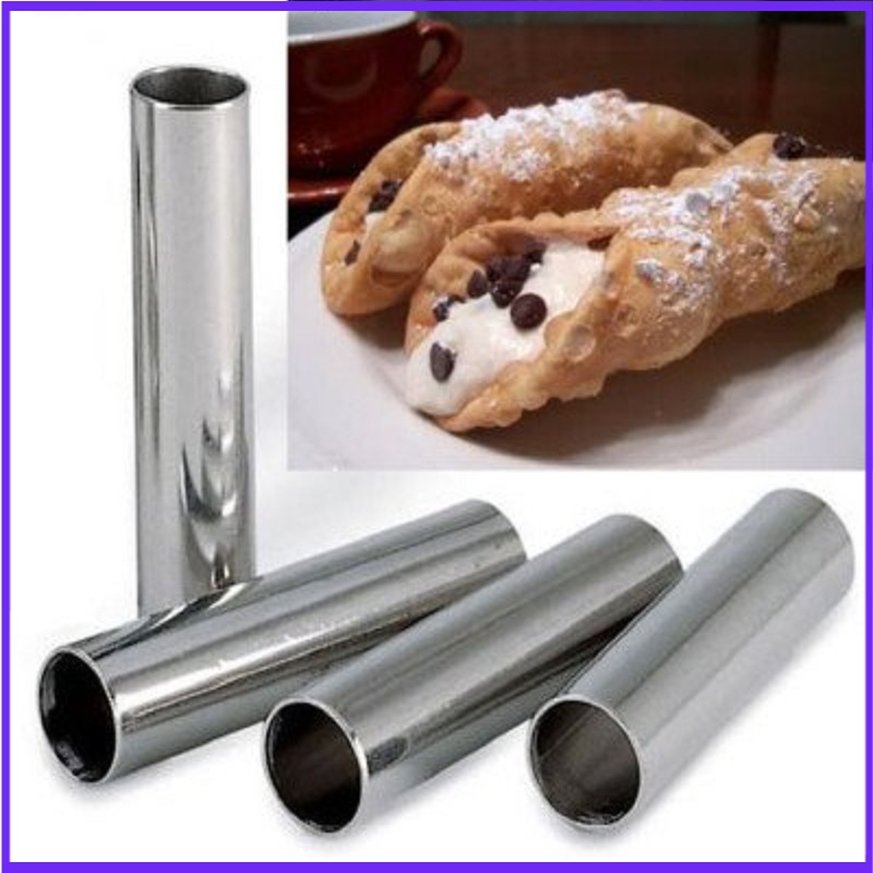 Alluminum Cannoli Forms, 4 tub - Danish Pancake Pan avaliação e preço